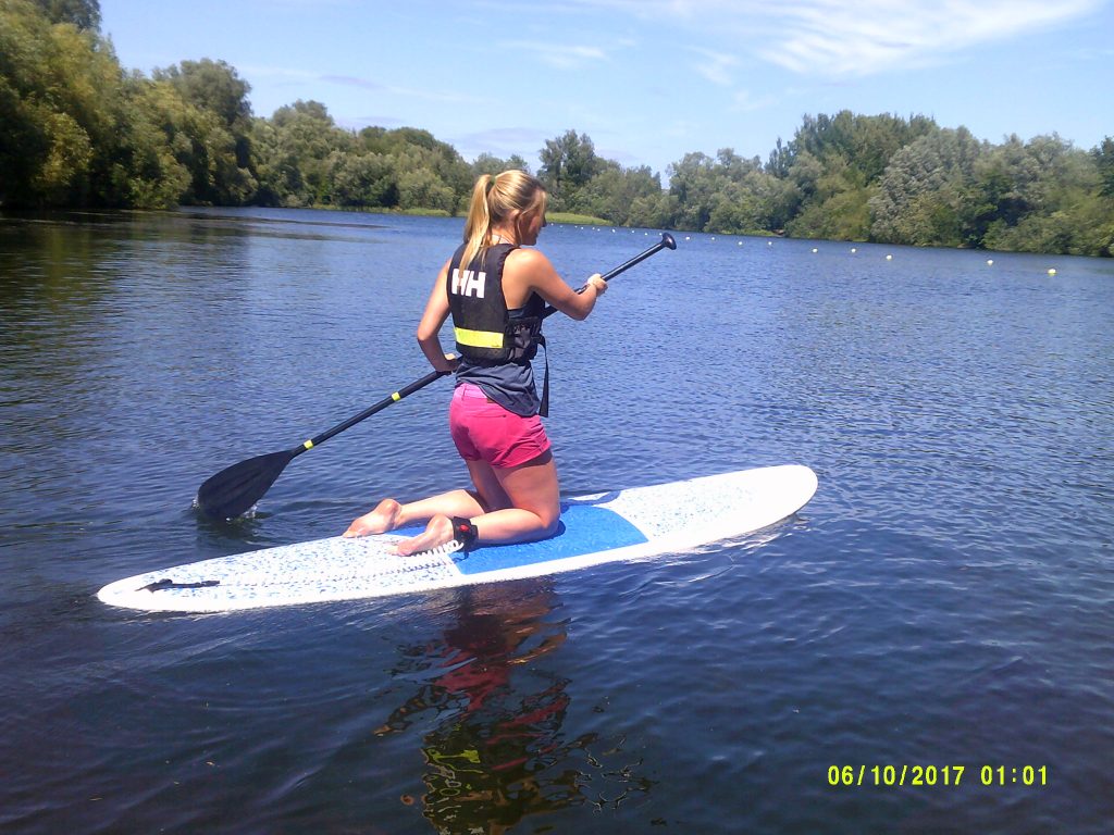 Gill Paddle boarding